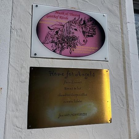 Musik Und Theater Gasthof Roessle - Rooms For Angels Burladingen Exterior foto